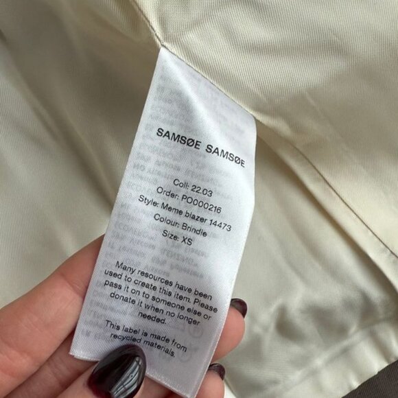 Meme Blazer in Brindle - Picture 4 of 7